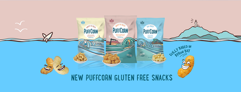 Introducing Brookfarm Puffcorn 🌽 Tasty Gluten Free Baked Chips