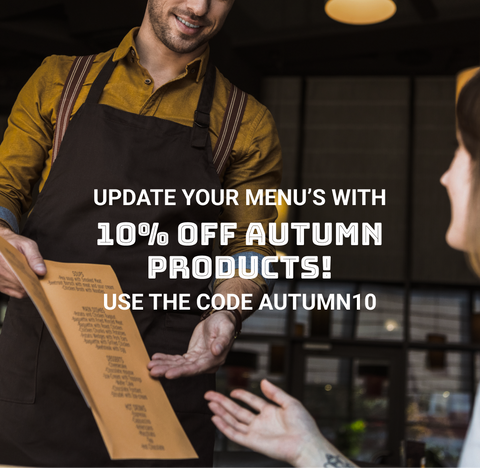 TIS’ THE SEASON TO UPDATE YOUR MENU!