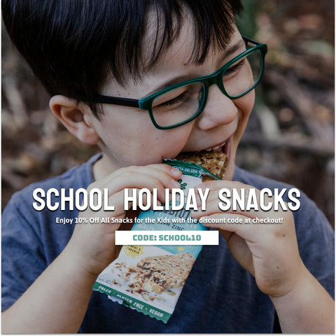 School Holiday Snacks! 10% off our selection 💛
