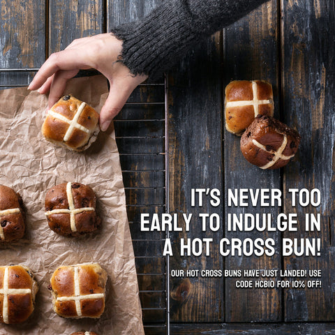It's never too early to indulge a Hot Cross Bun! 🐰😍
