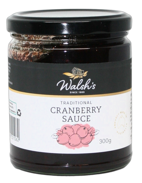Walsh's Condiments - Cranberry Sauce 300g x 6