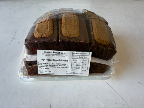 The Boston Bakehouse - High Protein Biscoff Brownie 90g x 12
