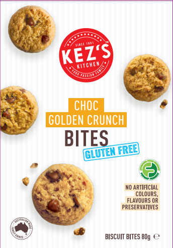 Kez's Kitchen - Gluten Free Golden Crunch Bites 80g x 30