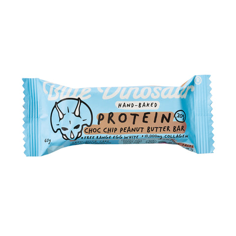 Blue Dinosaur - Choc Chip & Peanut Butter Protein Bar 60g x 12