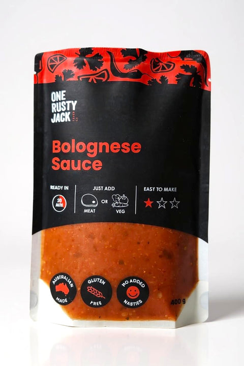 One Rusty Jack Sauce Co - Bolognese Sauce x 6 (GF)