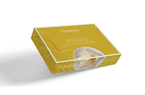Butterfingers - Pure Butter Seasonal Choc Chip Shortbread Gift Box 175g x 10