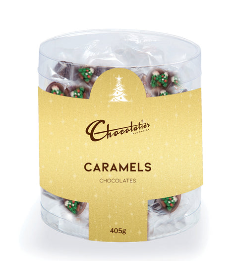Chocolatier Australia - Christmas Caramels Tub x 30 pieces