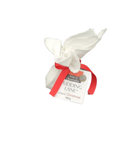 Pudding Lane - Individual Wrapped Calico Christmas Pudding 110g x 1