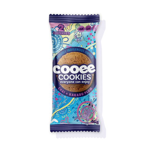 Cooee Native Superfoods - Sticky Chai & Kakadu Plum (GF, DF & Vegan) 40g x 16 (Twin Packs)