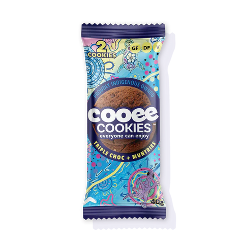 Cooee Native Superfoods - Triple Chocolate & Muntries (GF, DF & Vegan) 40g x 16 (Twin Packs)