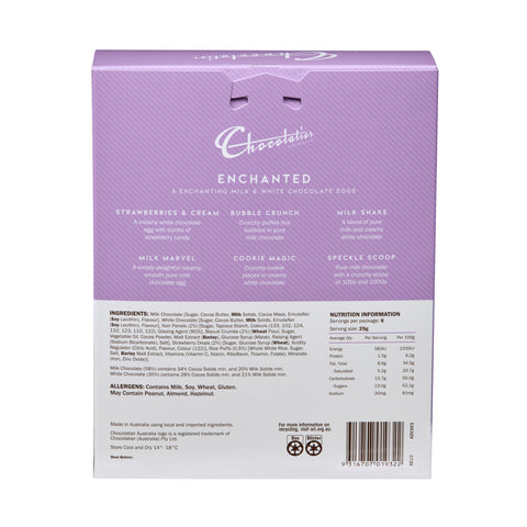 Chocolatier - Enchanted 6 Pack Egg Selection 150g x 12