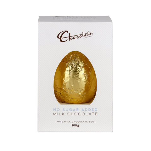 Chocolatier - No Added Sugar Milk Chocolate Egg 100g x 6