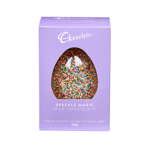 Chocolatier Australia - Speckle Magic Milk Egg 150g x 6