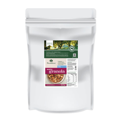 Brookfarm Food Service Bags - Maple & Vanilla Nutty Granola 4kg x 2