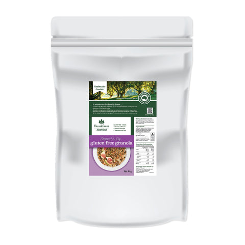 Brookfarm Food Service Bags - Gluten Free Coconut & Spiced Fig Granola 4kg x 2