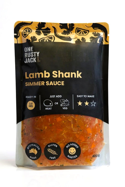 One Rusty Jack Sauce Co - Lamb Shank Simmer Sauce x 6 (GF)