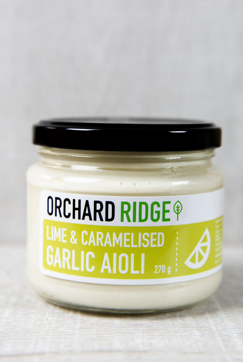 Orchard Ridge - Lime & Caramelised Garlic Aioli 270g x 6