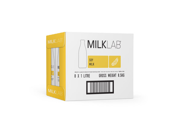 MilkLab - Soy Milk 1L x 8 – Satisfine Foods