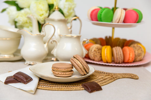 Dolceroma - Chocolate Caramel Macarons GF 19g x 10 – Satisfine Foods