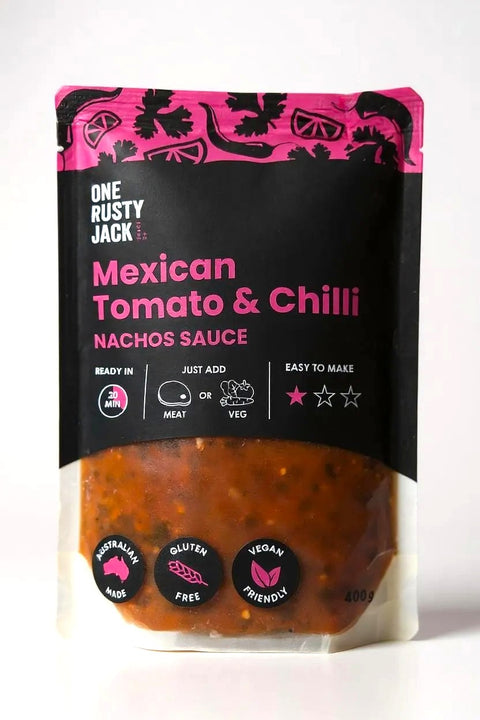 One Rusty Jack Sauce Co - Mexican Tomato & Chilli Nacho Sauce x 6 (GF & VEGAN)