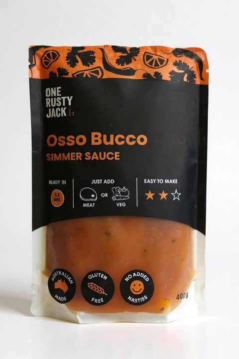 One Rusty Jack Sauce Co - Osso Bucco Simmer Sauce x 6 (GF)