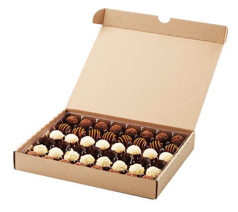 Chocolatier Assorted Truffles Packs - Large Brown Box x 192