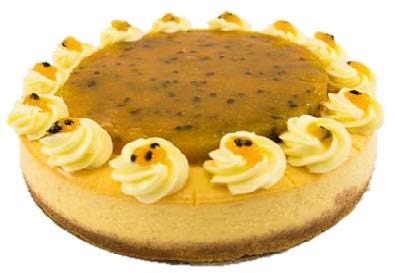 Rica Pastries - Passionfruit Baked Cheesecake 10″