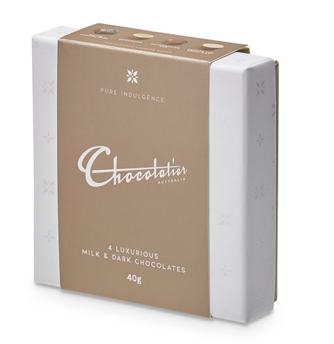 Chocolatier - Pure Indulgence Mixed Assortment Milk and Dark Treat Box 40g x 20