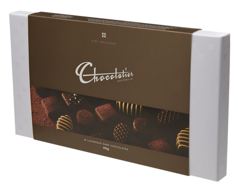 Chocolatier - Pure Indulgence Dark Assortment 190g x 6 (BEST BEFORE - MAY 2025)