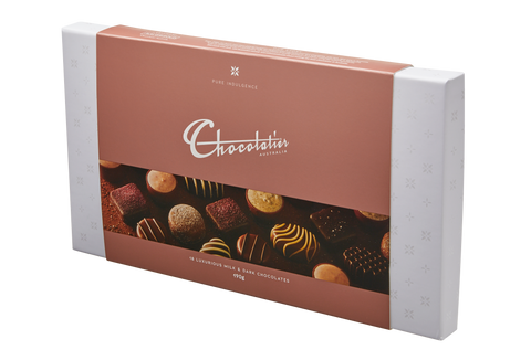 Chocolatier - Pure Indulgence Mixed Assortment Milk Dark Chocolates 190g x 6