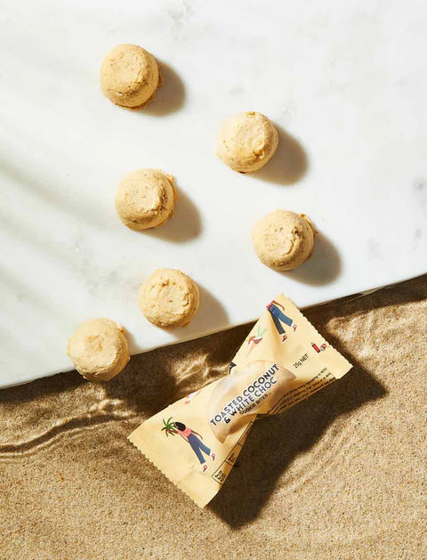 Byron Bay Cookie Company - Twin Pack Toasted Coconut & White Choc Cookies x 100