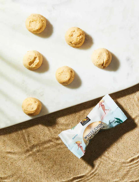 Byron Bay Cookie Company - Twin Pack  Gluten Free White Choc & Macadamia Cookies x 100