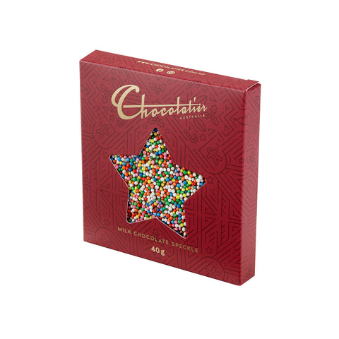 Chocolatier - Christmas "Star" Speckle 40g x 24