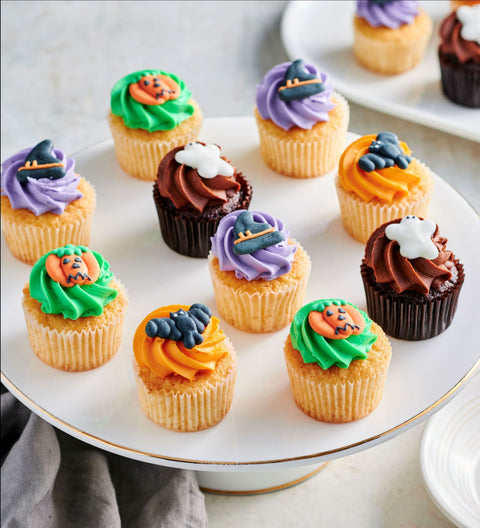 Madhouse Bakehouse - Gluten Free Halloween Mixed Baby Cupcakes x 24
