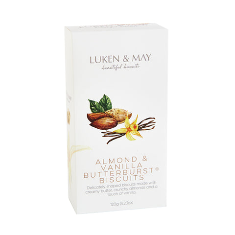 Luken & May - Almond Vanilla Butterburst Box 120g x 12