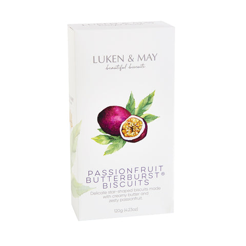 Luken & May - Passionfruit Butterburst Box 120g x 12
