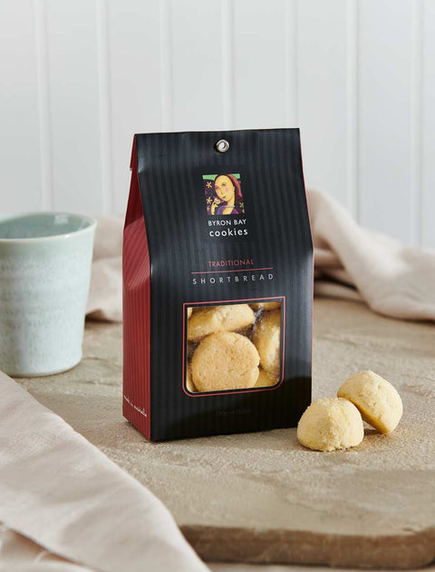 Byron Bay Cookie Company - Classic Gift Bag Traditional Shortbread 150g x 12