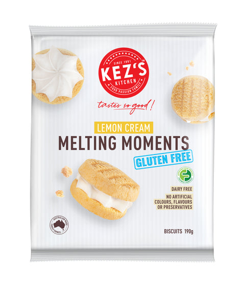 Kez's Retail Pack - Melting Moment Gluten & Dairy Free x 6