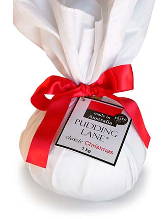 Pudding Lane - Indvidual Silk Wrapped Christmas Pudding 120g x 1