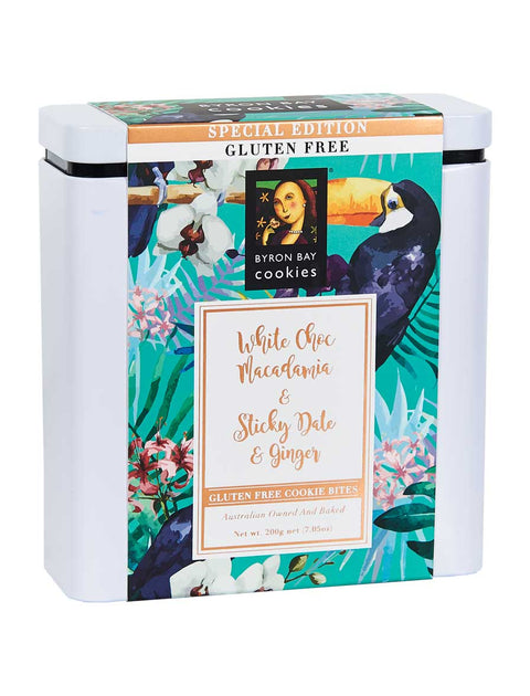 Byron Bay Cookie Company - Limited Edition Gift Tin Gluten Free Toucan 200g x 6