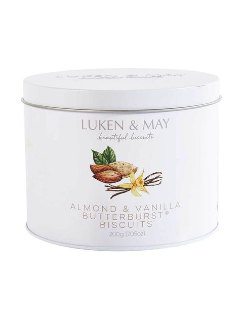 Luken & May - Almond Vanilla Butterburst Tin 200g x 6