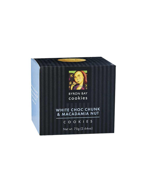 Byron Bay Cookie Company - Gift Box White Choc Chunk & Macadamia Nut Cookies 75g x 12