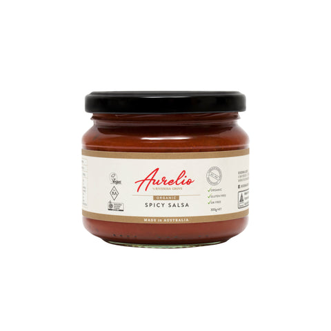 Riverina Grove - Aurelio Spicy Salsa 300g x 6 (GF, Organic)