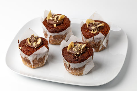 Little Secrets Bakehouse - GF Banana, Hazelnut & Nutella Muffins x 6