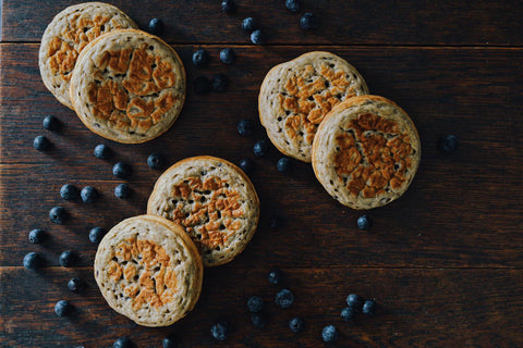 Crumpets By Merna - Blueberry Crumpets 60g x 30