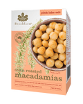 Oven Roasted Macadamias with Pink Lake Salt 12 x 100g Nut Mixes Brookfarm 
