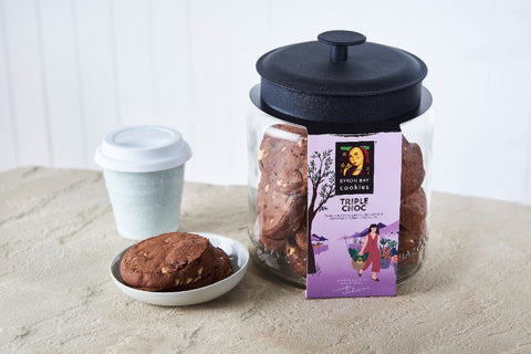 Byron Bay Cookie Company - Cafe Style Triple Choc Fudge Cookie x 12