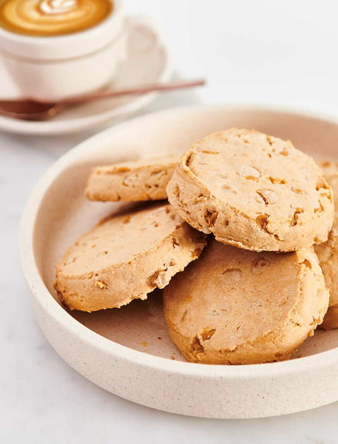 Byron Bay Cookie Company -  Cafe Style White Choc Chunk & Macadamia Nut Cookie x 12