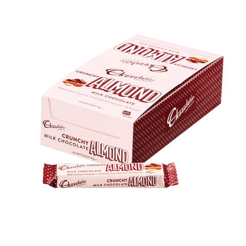 Chocolatier - Pure Indulgence Crunchy Almond 40g x 24