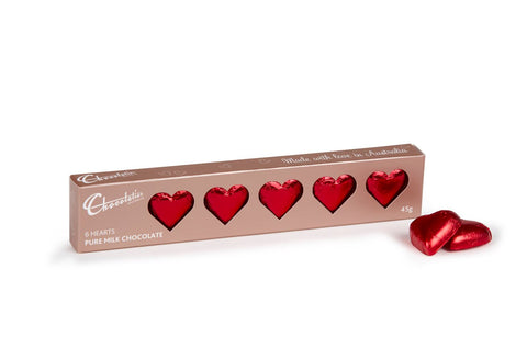 Chocolatier - 6 Pack Hearts - Red  (12 units)